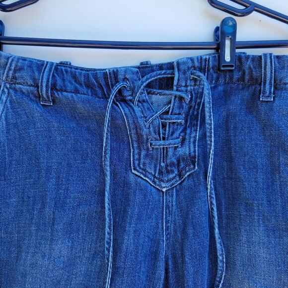 Anthropologie Cloth & Stone Lace Up Joggers S - Picture 3 of 10